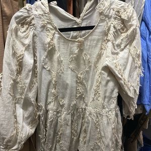 Zara Top with balloon sleeve